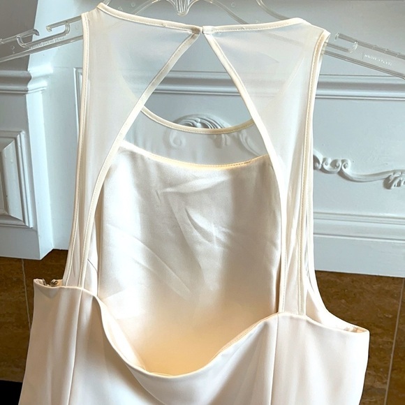 Kate Hudson for Ann Taylor Halter Cream Dress - Picture 4 of 11